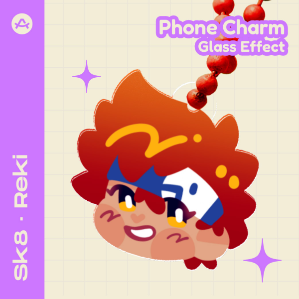 "Reki" Phone Charm