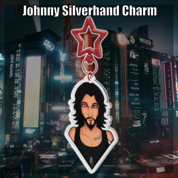 Johnny Silverhand Charm — BASIC