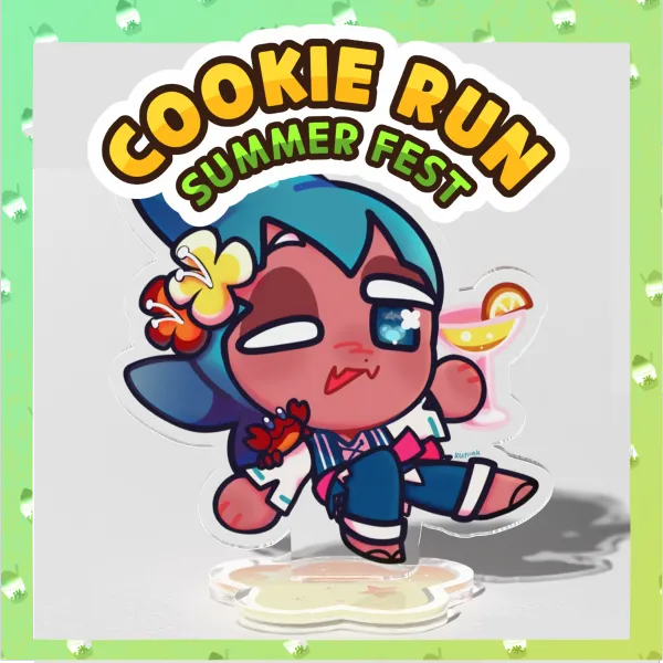Sorbet Shark Cookie Clear Acrylic Standee
