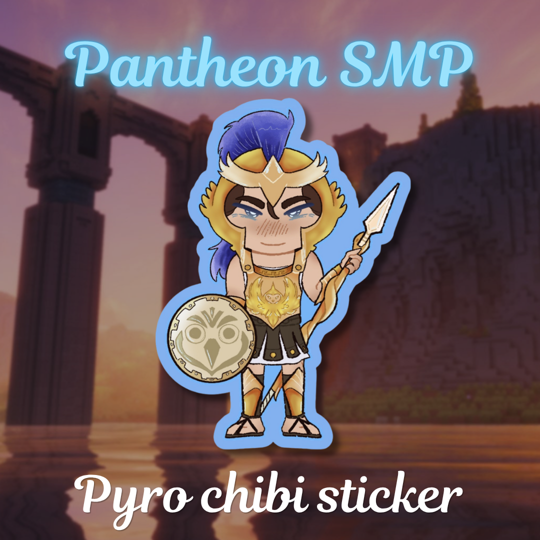 Pantheon SMP Pyro sticker