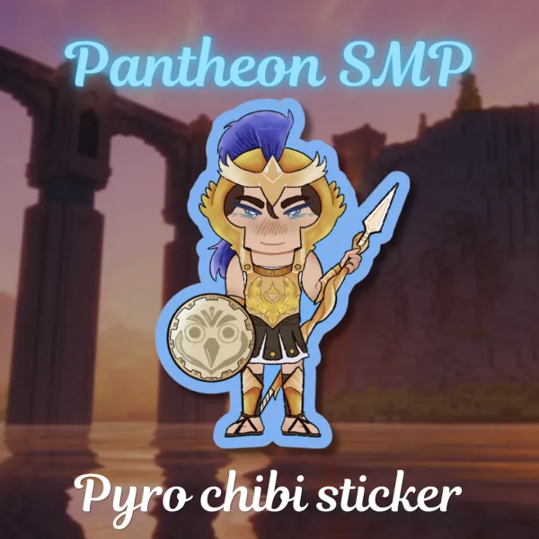 Pantheon SMP Pyro sticker