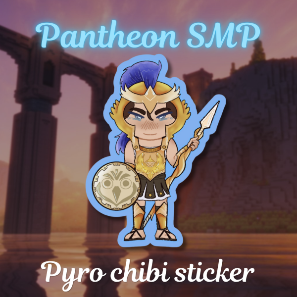 Pantheon SMP Pyro sticker