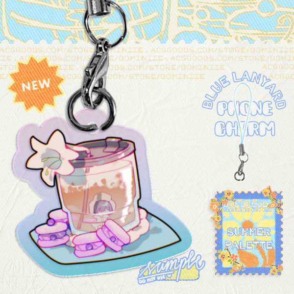Sua Drink 𐃯 3cm Phone Charm
