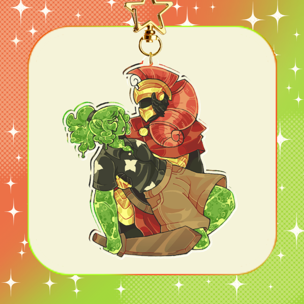 Slimeknight Keychain // SFAWTDE