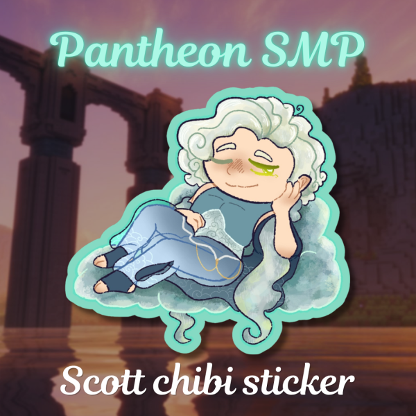 Pantheon Scott sticker