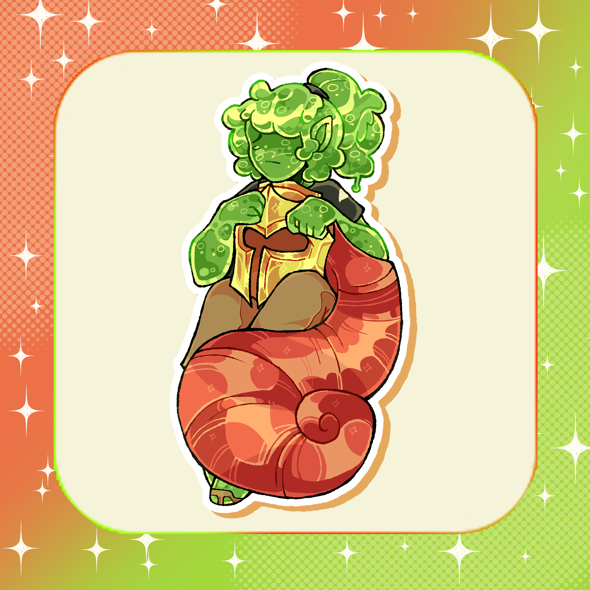 Slimeknight Sticker // SFAWTDE