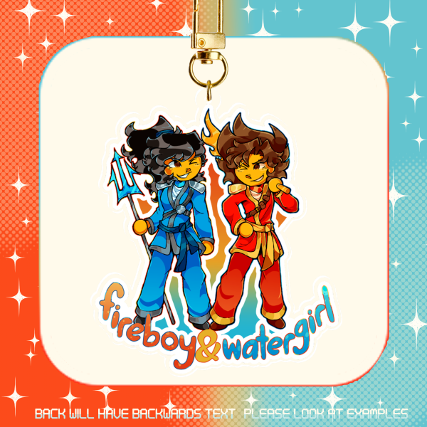 Nya & Kai Keychain // LEGO Ninjago
