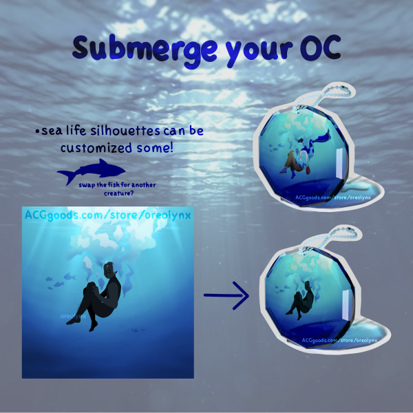 Submerged YCH Keychain