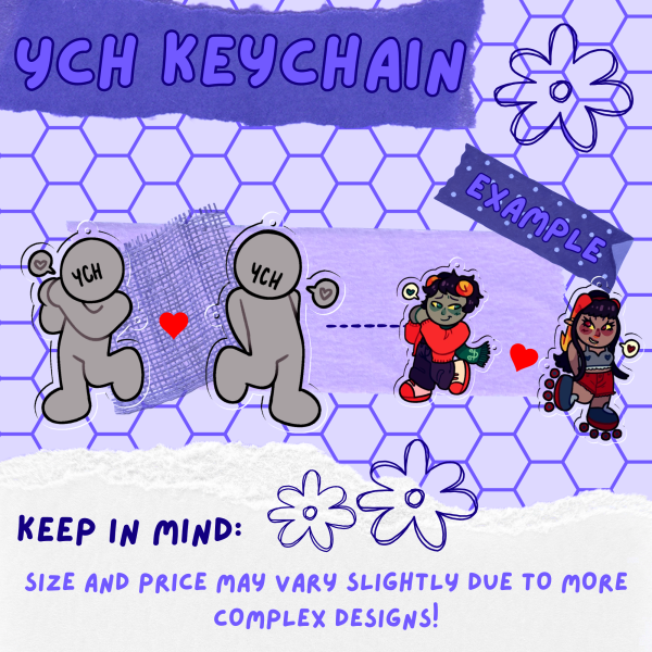 YCH Couple Magnetic Keychain