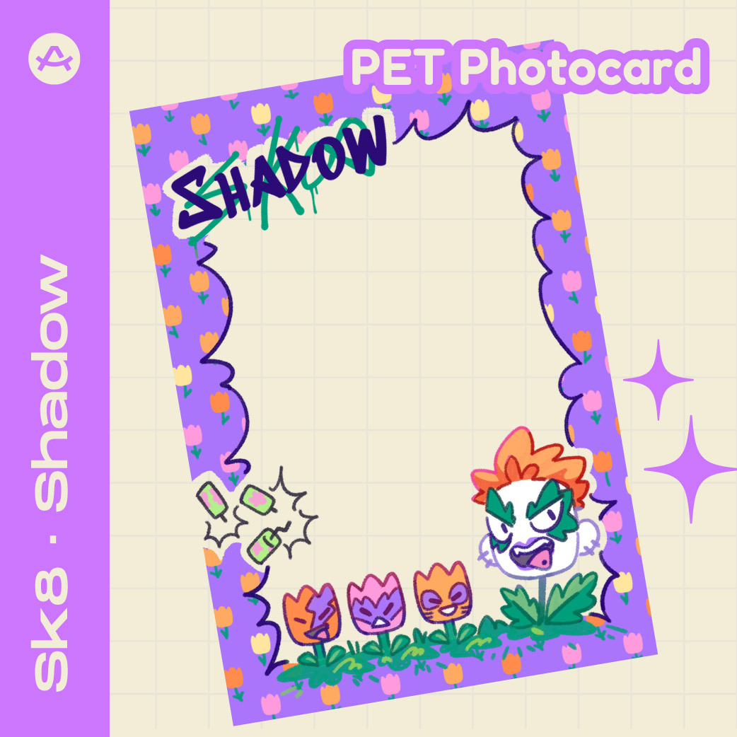 "Flower Shadow" Transparent Photocard