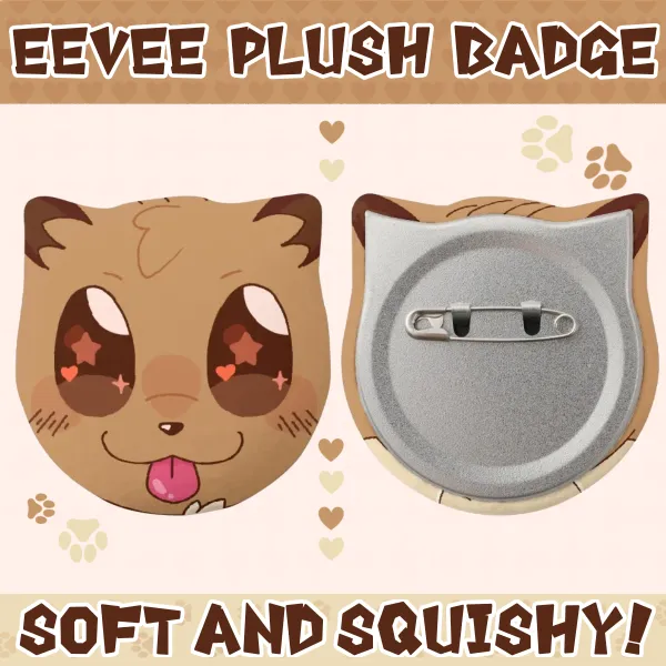 Eevee - Pokemon Plush Badge