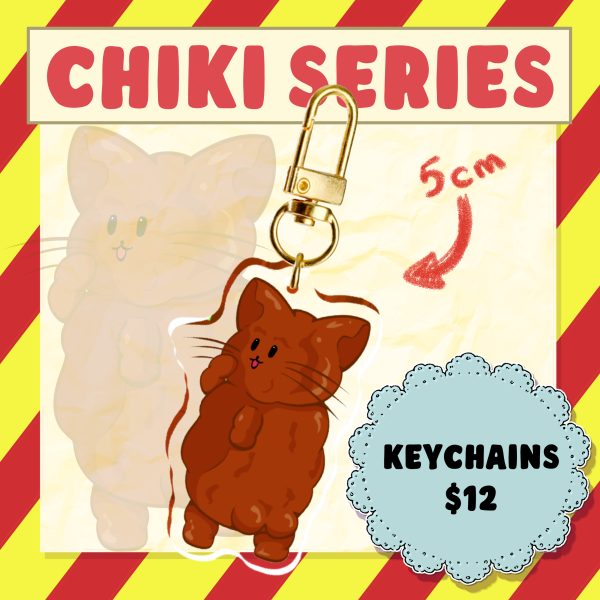 Chiki Series || Spicy Chiki || Single-side Rounding Acrylic Keychains