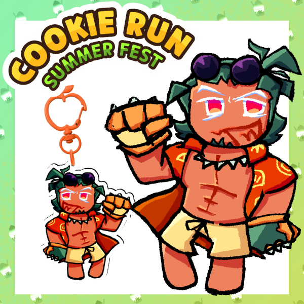 [Cookie Run Summer Fest] Fruit Punch Cookie - Acrylic Keychain
