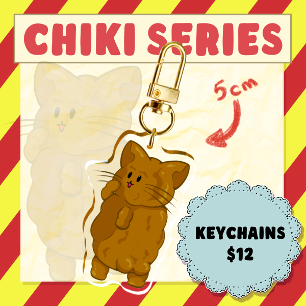 Chiki Series || Chiki || Single-side Rounding Acrylic Keychains