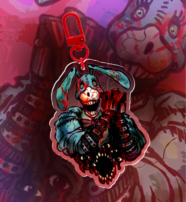 The Walten Files Bon the Rabbit Acrylic Keychain