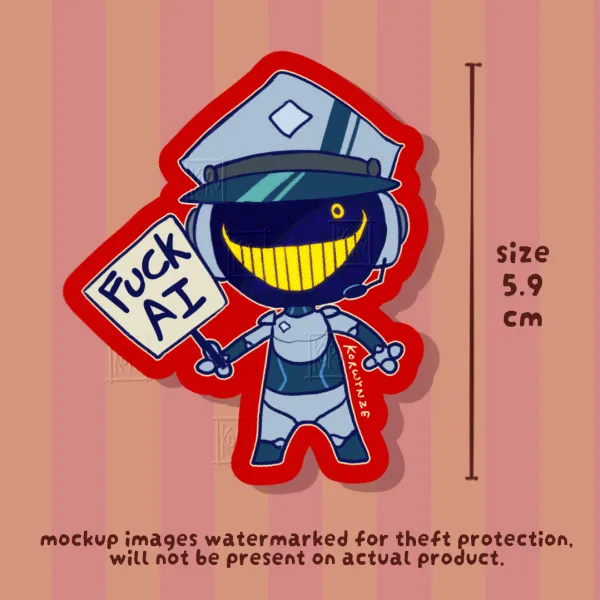 f*ck AI ✧ sticker