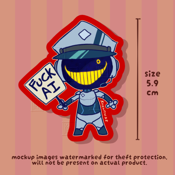 f*ck AI ✧ sticker