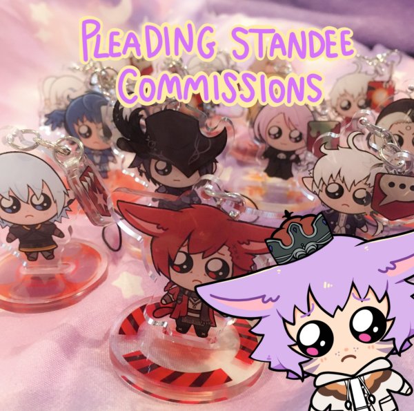 Pleading WOL YCH Standee