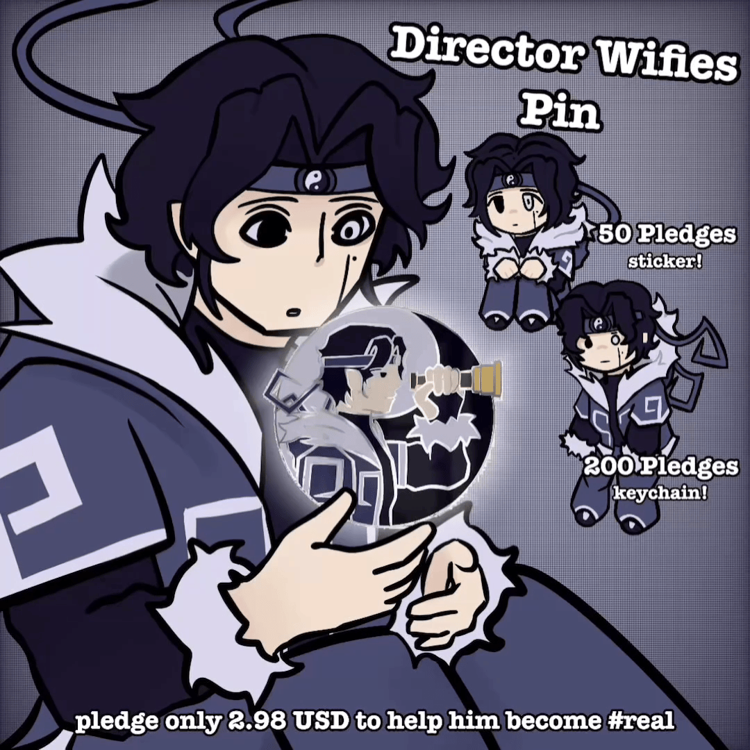 Director Wifies Enamel Pin