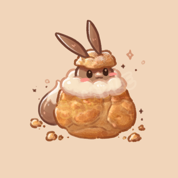 Eevee Creampuff Stickers