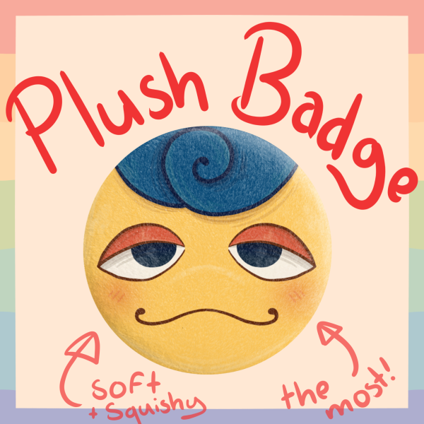 Wally Darling Plush Badge