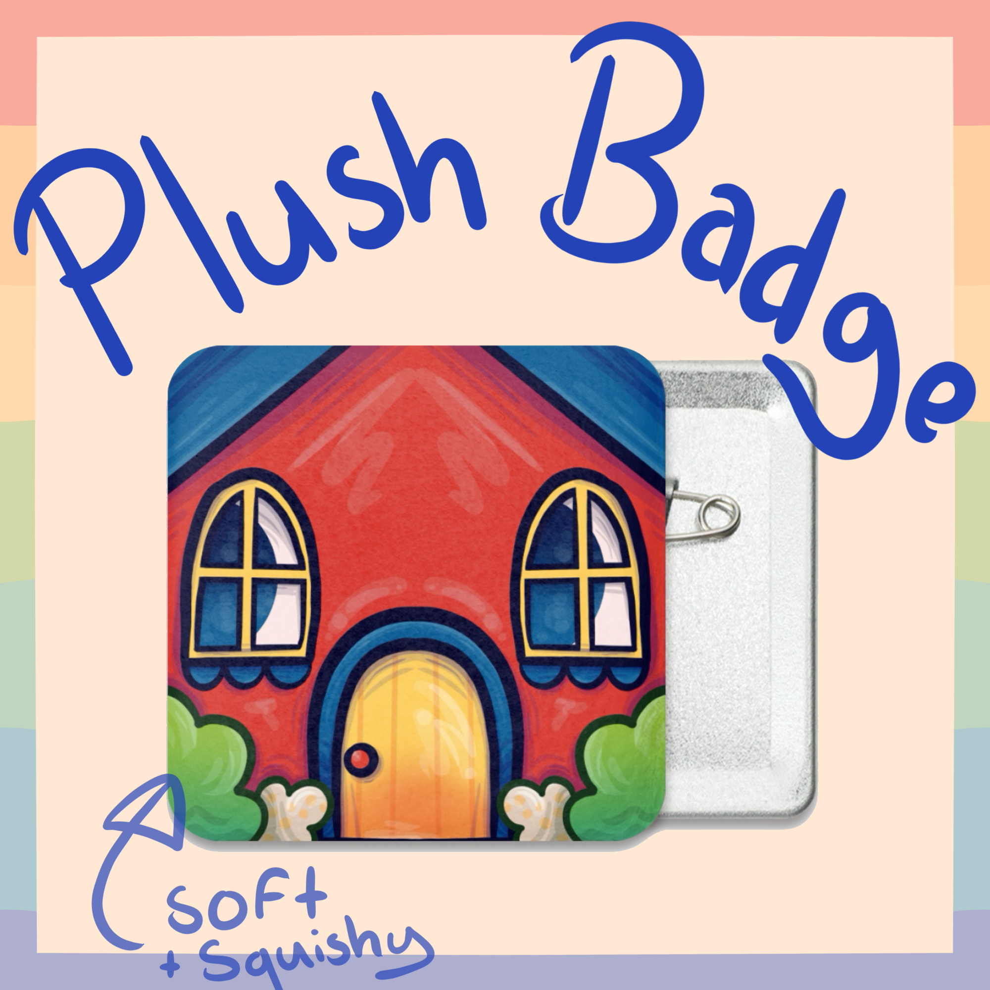 Home Plush Badge