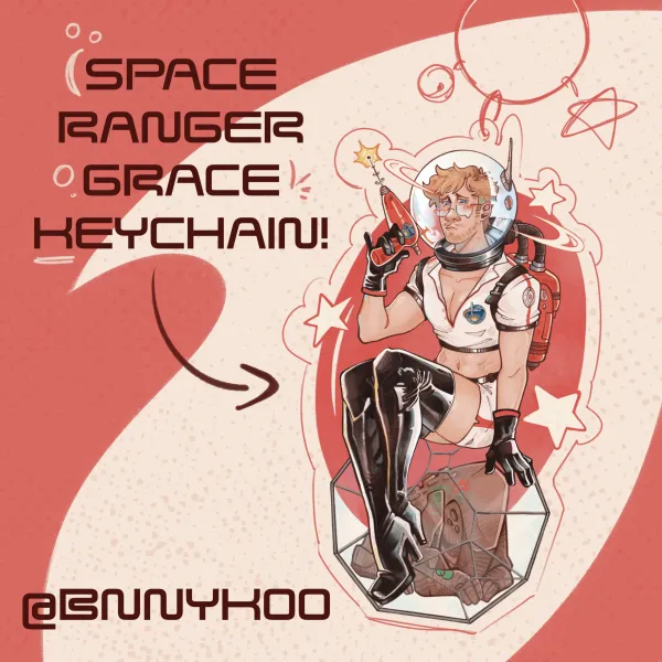 Space Ranger Grace Keychain