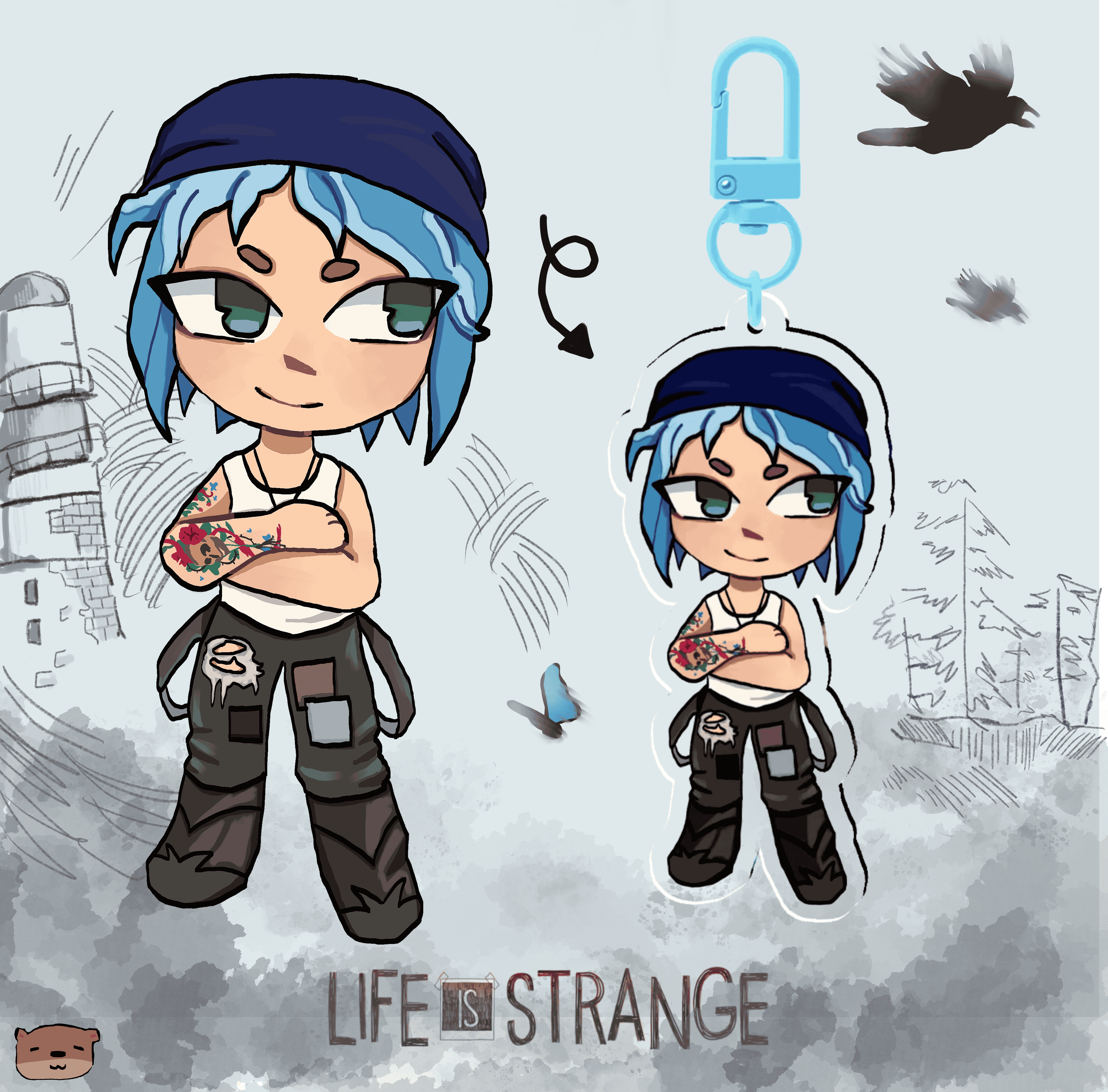 Chloe Price Acrylic Keychains