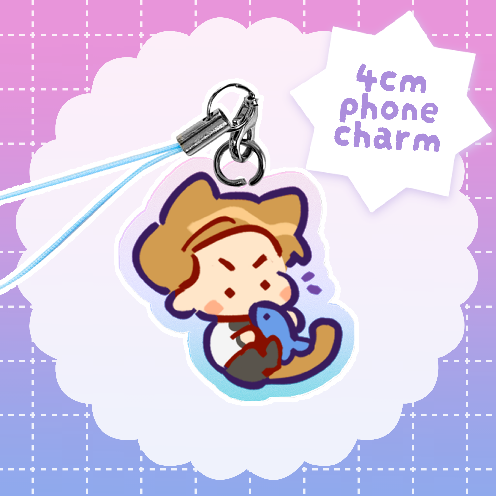 Kitty Driver phone charm
