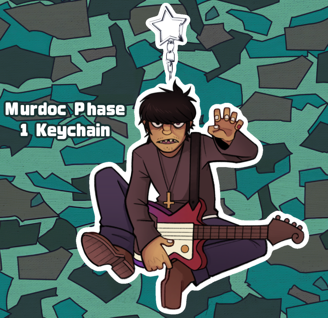 Murdoc (Gorillaz) Acrylic Keychain