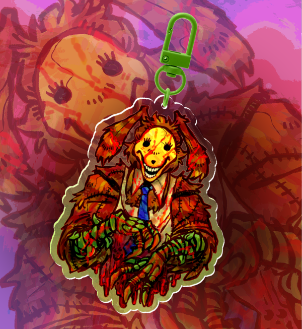 The Walten Files Lorenzo Waterman - The Pumpkin Rabbit - Acrylic Keychain
