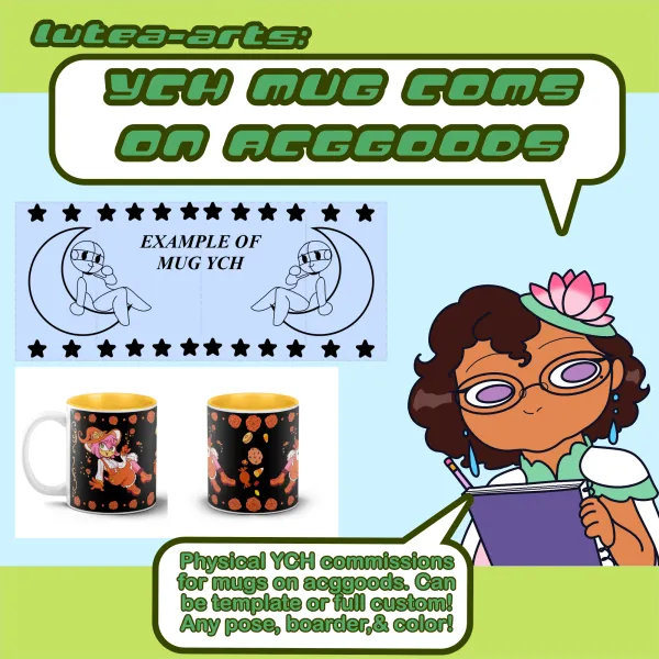Cute custom ych mug commissions