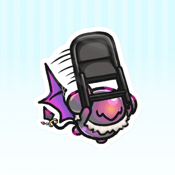 Netherling Steel Chair Sticker