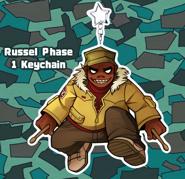 Russel (Gorillaz) Acrylic Keychain