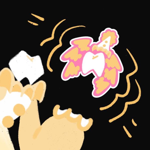 Angelic tooth clown soft touch  Die Cut Stickers