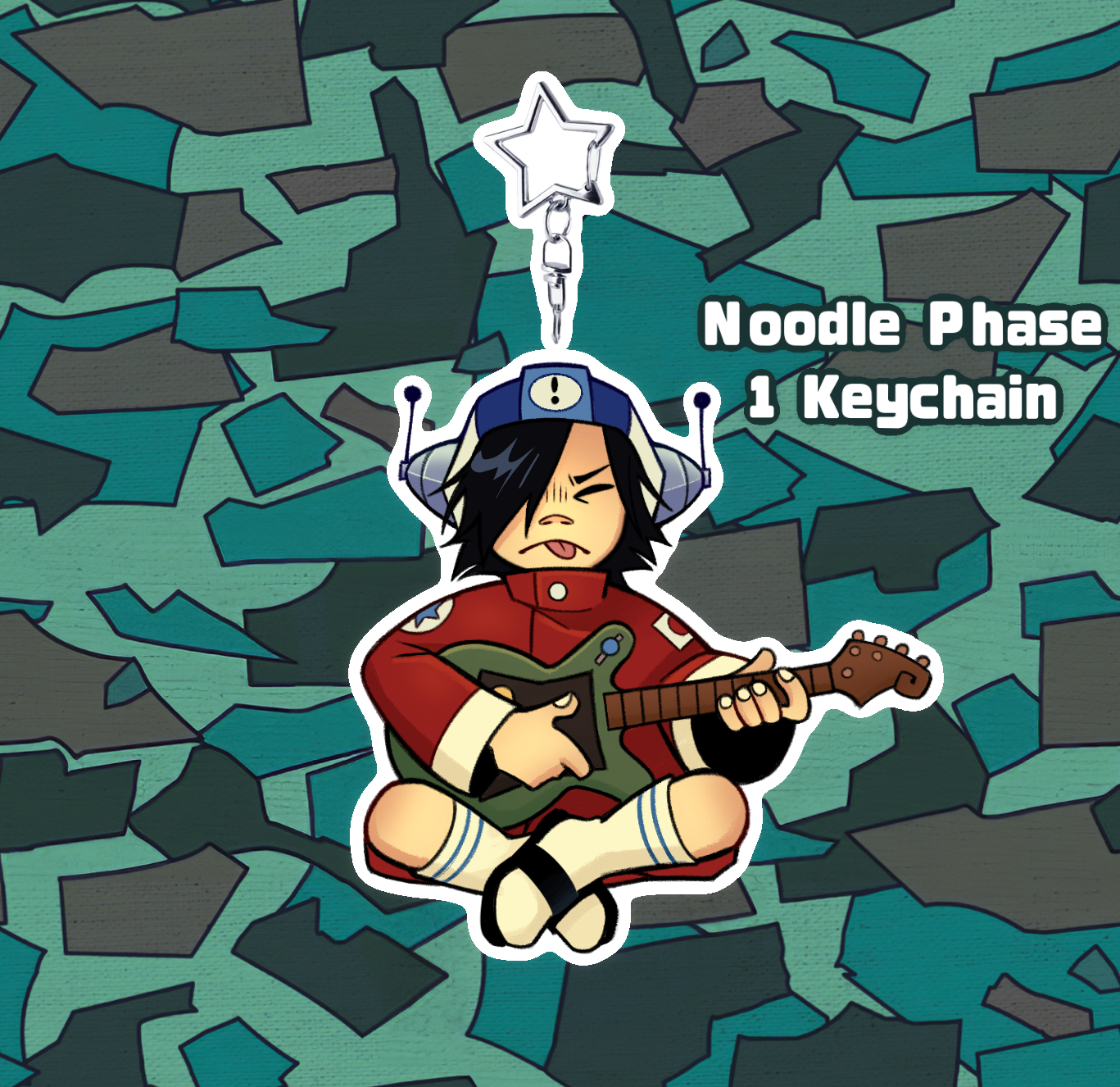 Noodle (Gorillaz) Acrylic Keychain