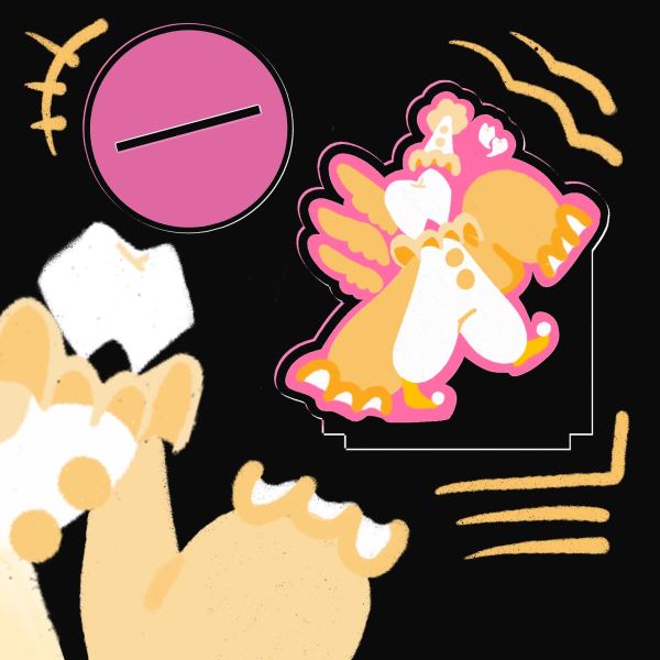 Angelic tooth clown Acrylic Standees
