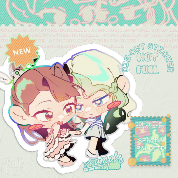 Diakko Day ☾ 5cm Hot Foil Die-Cut Sticker