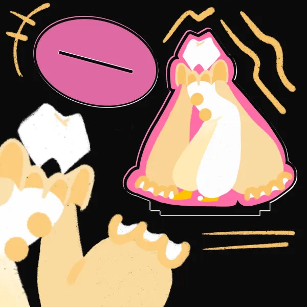 Tooth clown Acrylic Standees