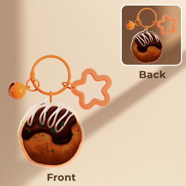 Takoyaki Acrylic Keychain
