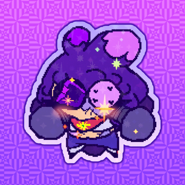 Astra Pixel Sticker