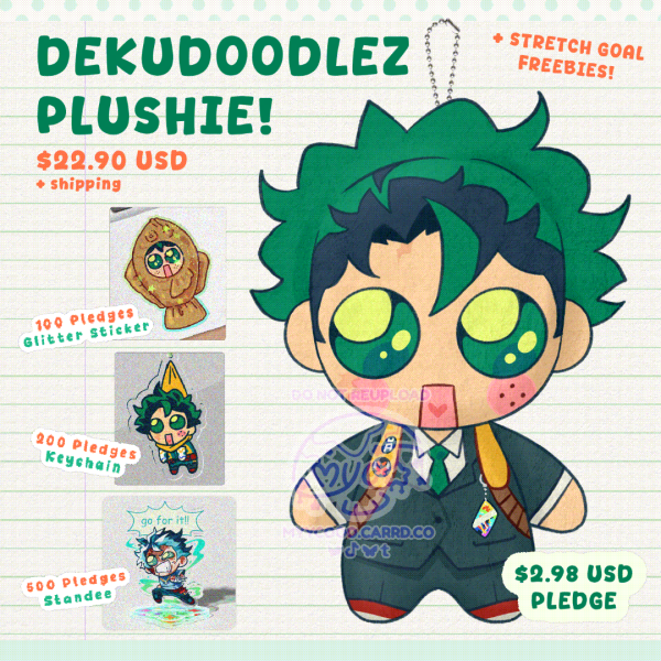 Deku Friend Plushie (Dekudoodlez)