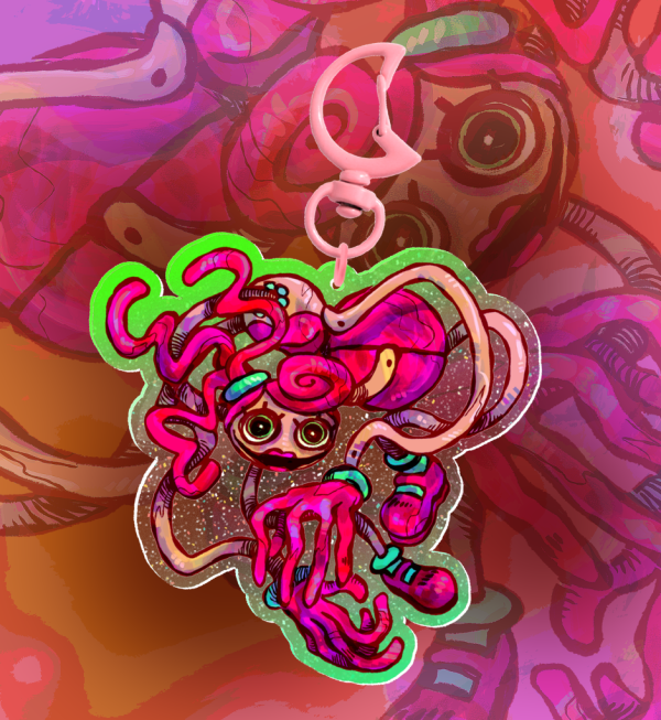 Poppy Playtime Mommy Longlegs Acrylic Keychain
