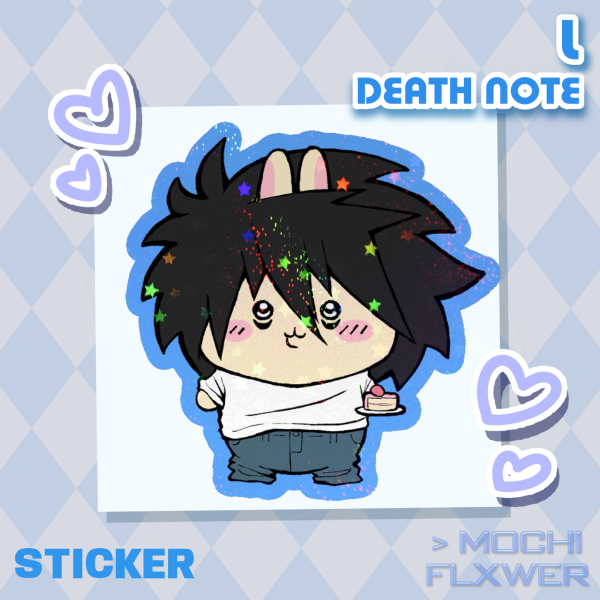 L Death Note Usagi Sticker