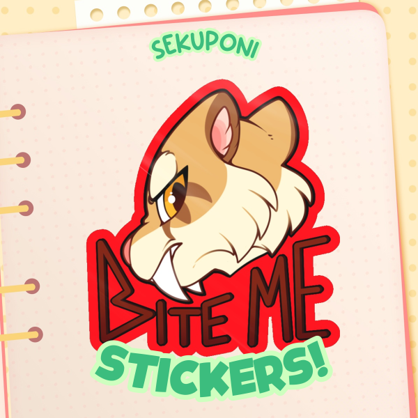 Bite Me Saber Sticker