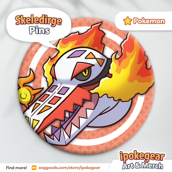 Skeledirge (Pins)