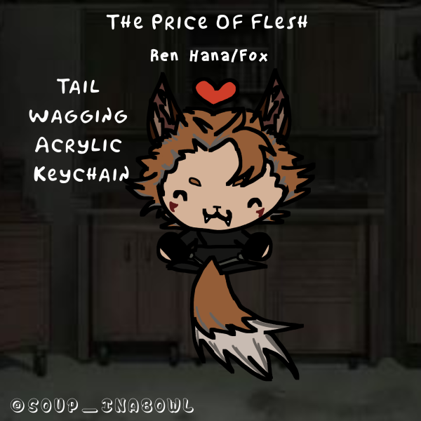 (TPoF) Fox Tail-wagging Pendant