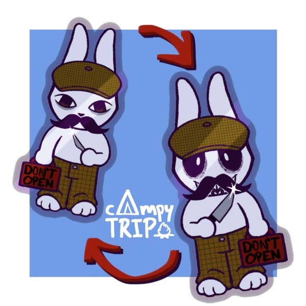 Animal Hospital Barney Double-Sided Acrylic Charm