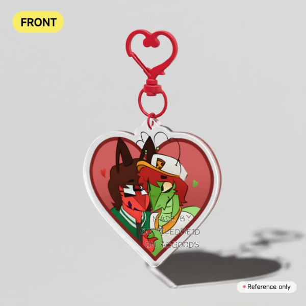 Manny + Anton (Manton) Funhouse Keychain!