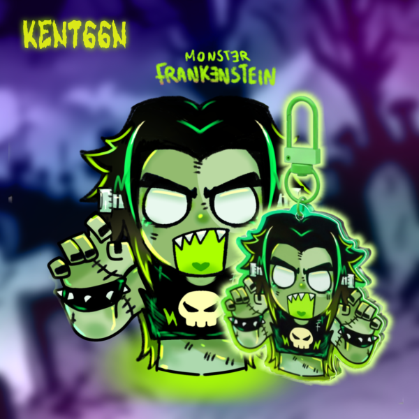 franKENstein zombie XS Halloween Keychain